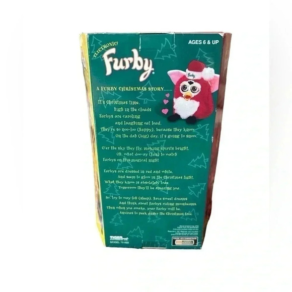 Christmas Furby SPECIAL LIMITED EDITION Tiger 1999 VTG - Picture 3 of 6